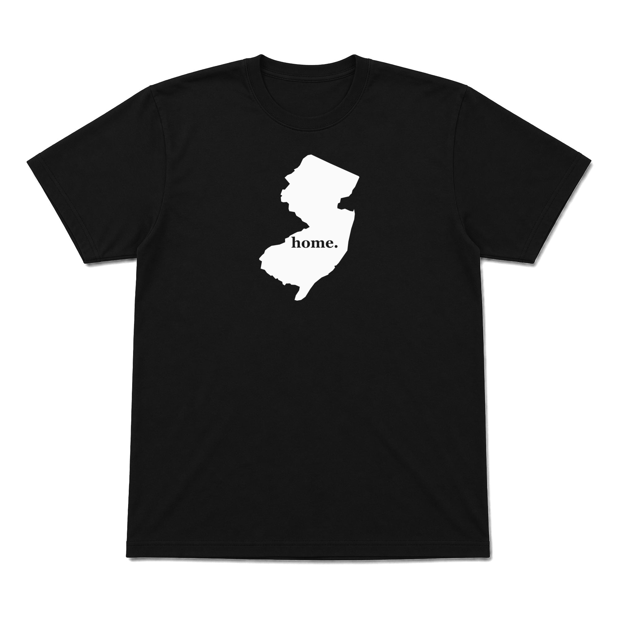 New Jersey home graphic T-shirt in black