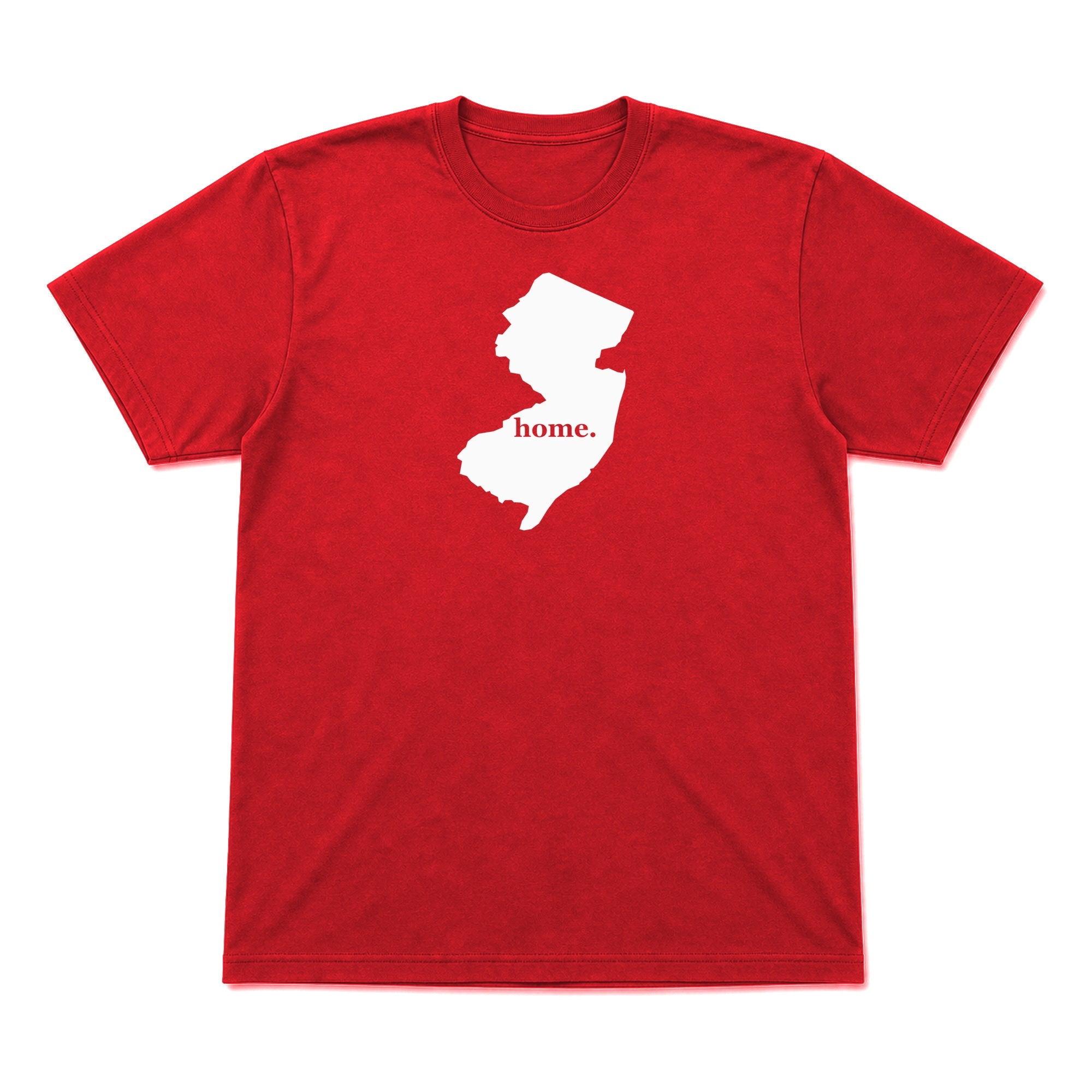 New Jersey home graphic T-shirt in red