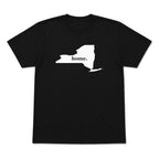 New York home graphic T-shirt in black