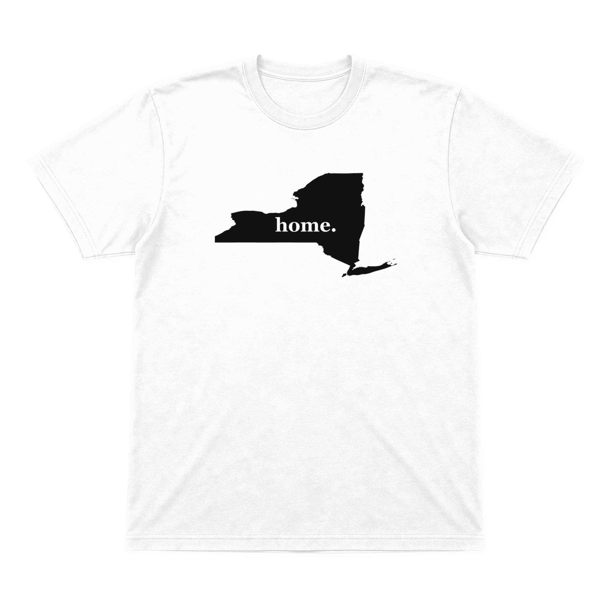 New York home graphic T-shirt in white