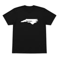 North Carolina home graphic T-shirt in black