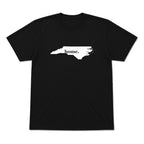 North Carolina home graphic T-shirt in black