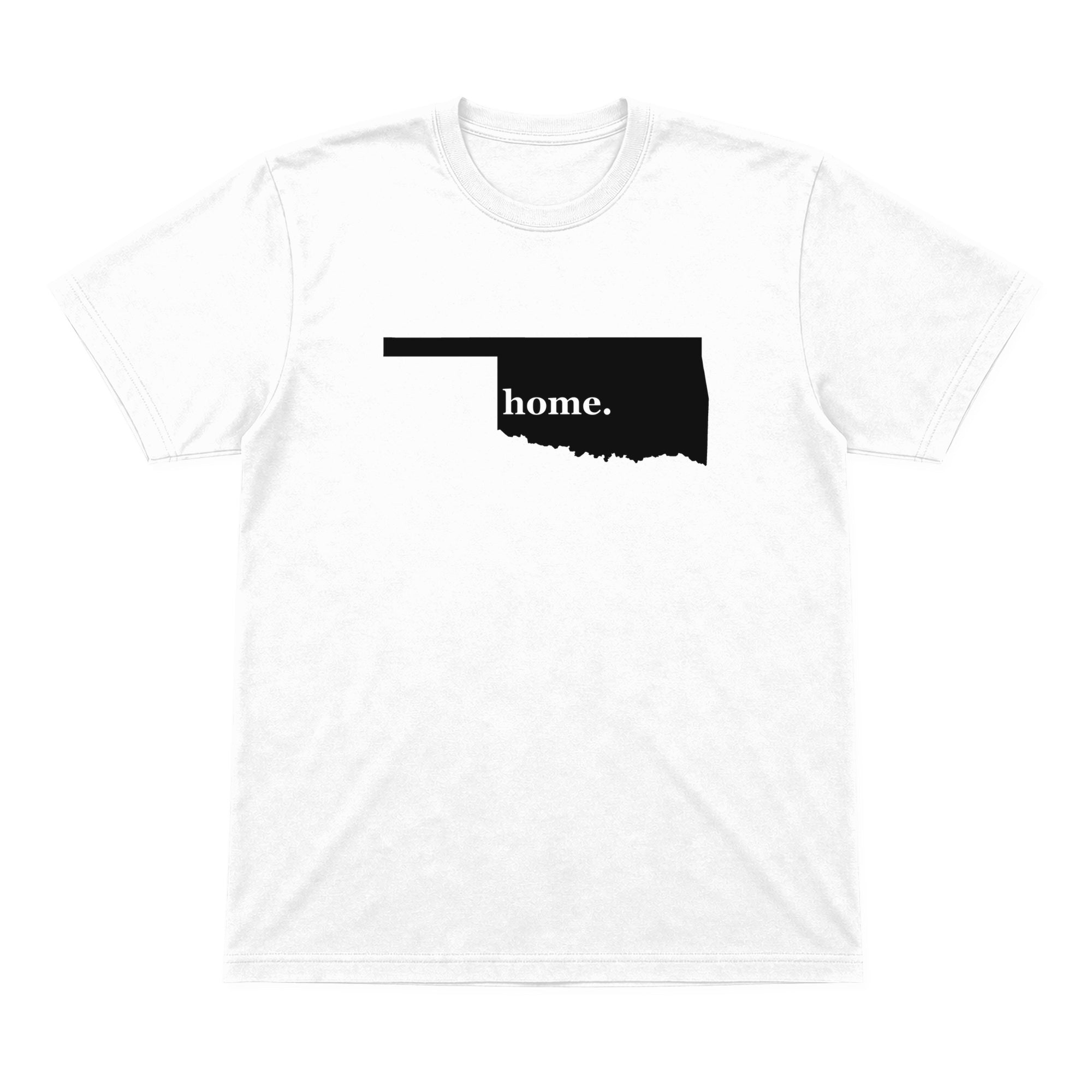 Oklahoma home graphic T-shirt in white