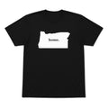 Oregon home graphic T-shirt in black