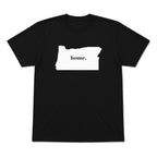 Oregon home graphic T-shirt in black