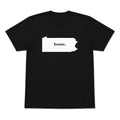Pennsylvania home graphic T-shirt in black