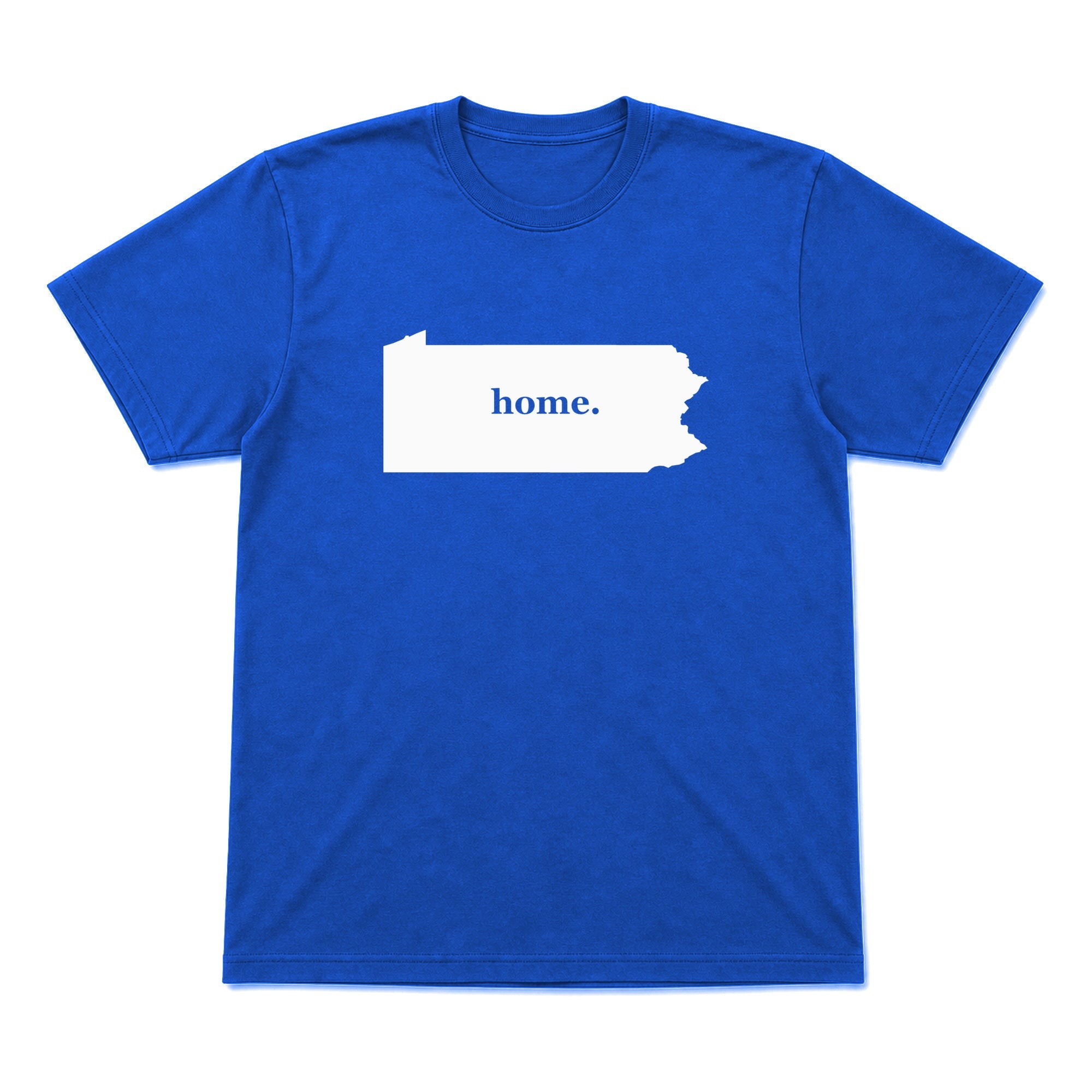 Pennsylvania home graphic T-shirt in royal blue