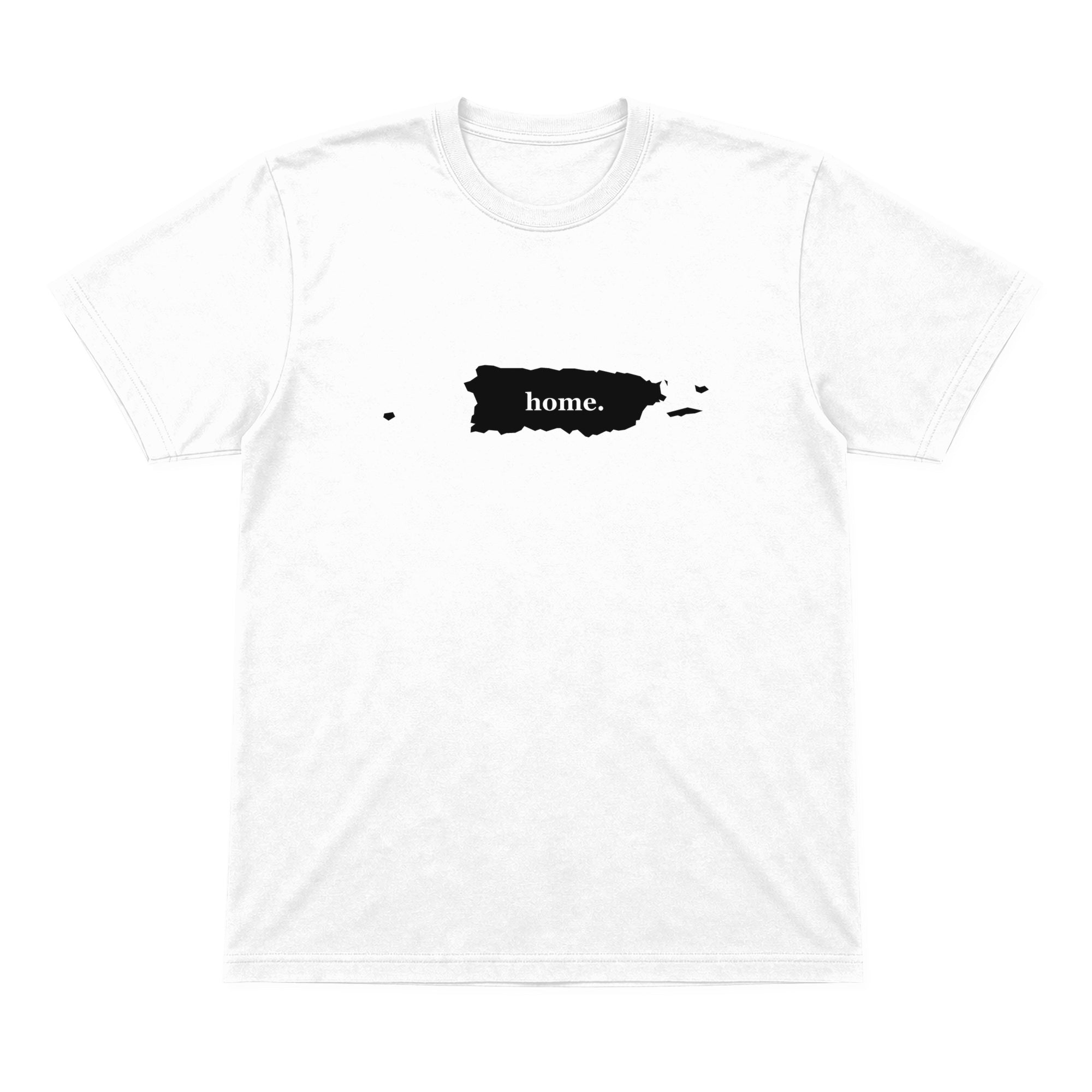 Puerto Rico home graphic T-shirt in white