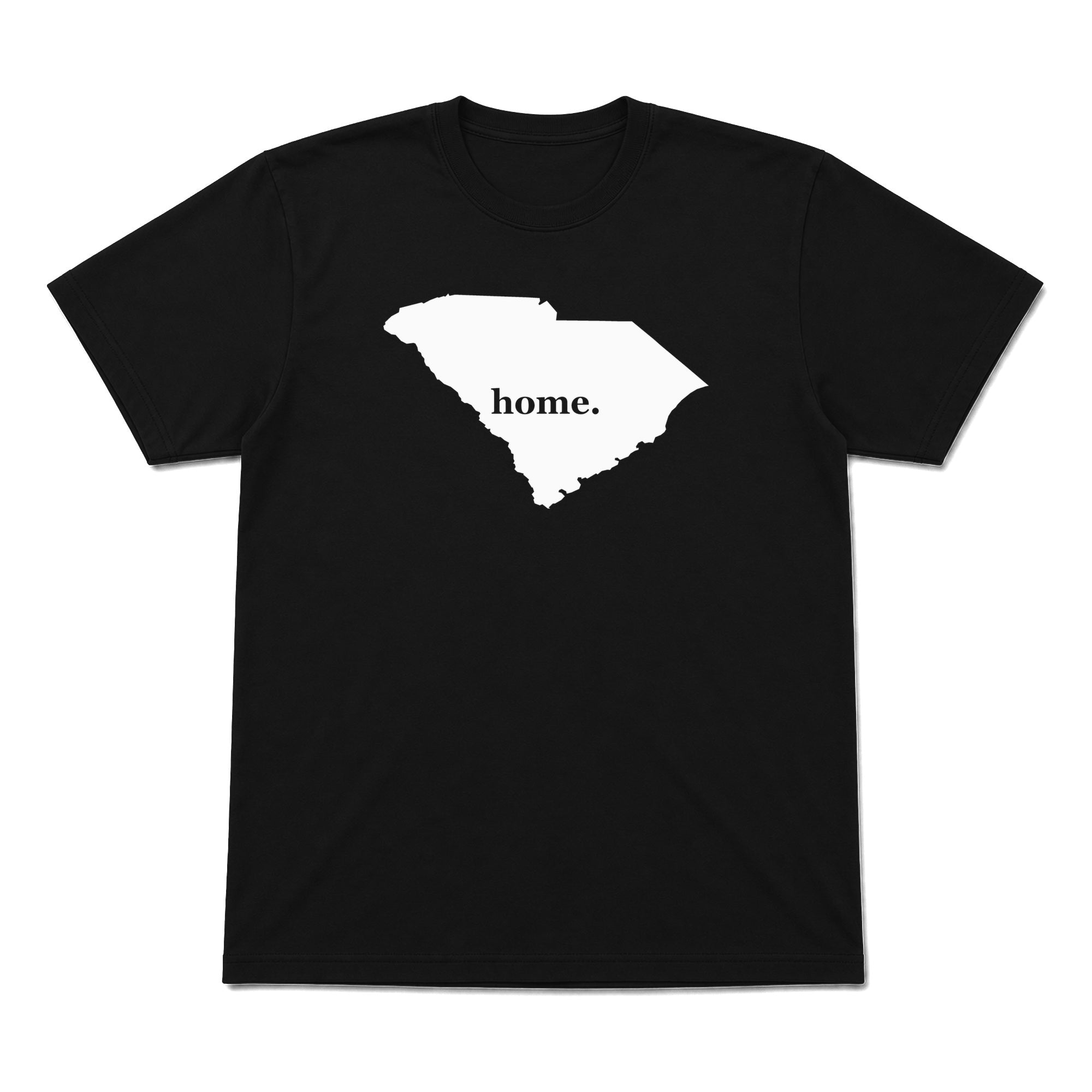 South Carolina home graphic T-shirt in black