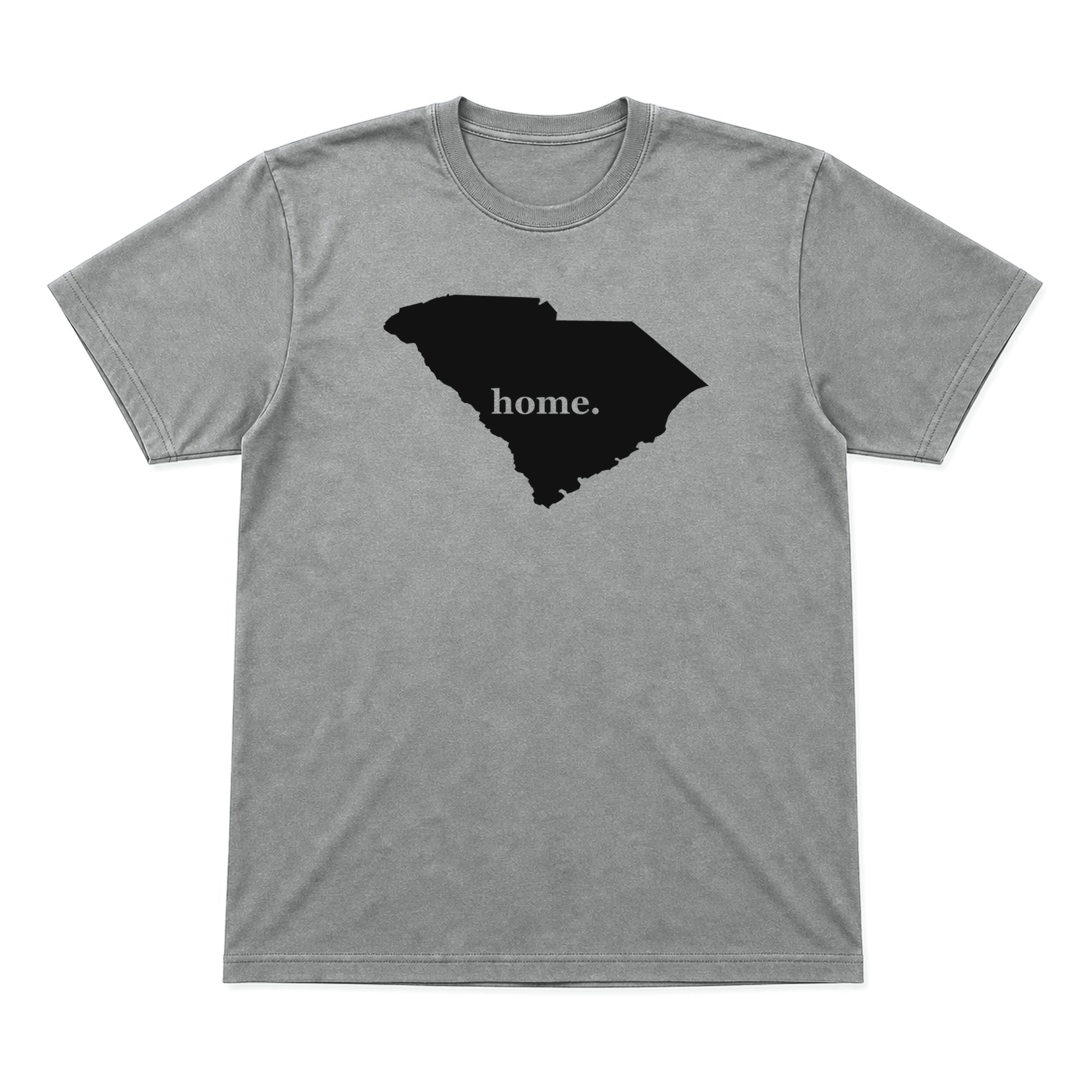South Carolina home graphic T-shirt in heather gray
