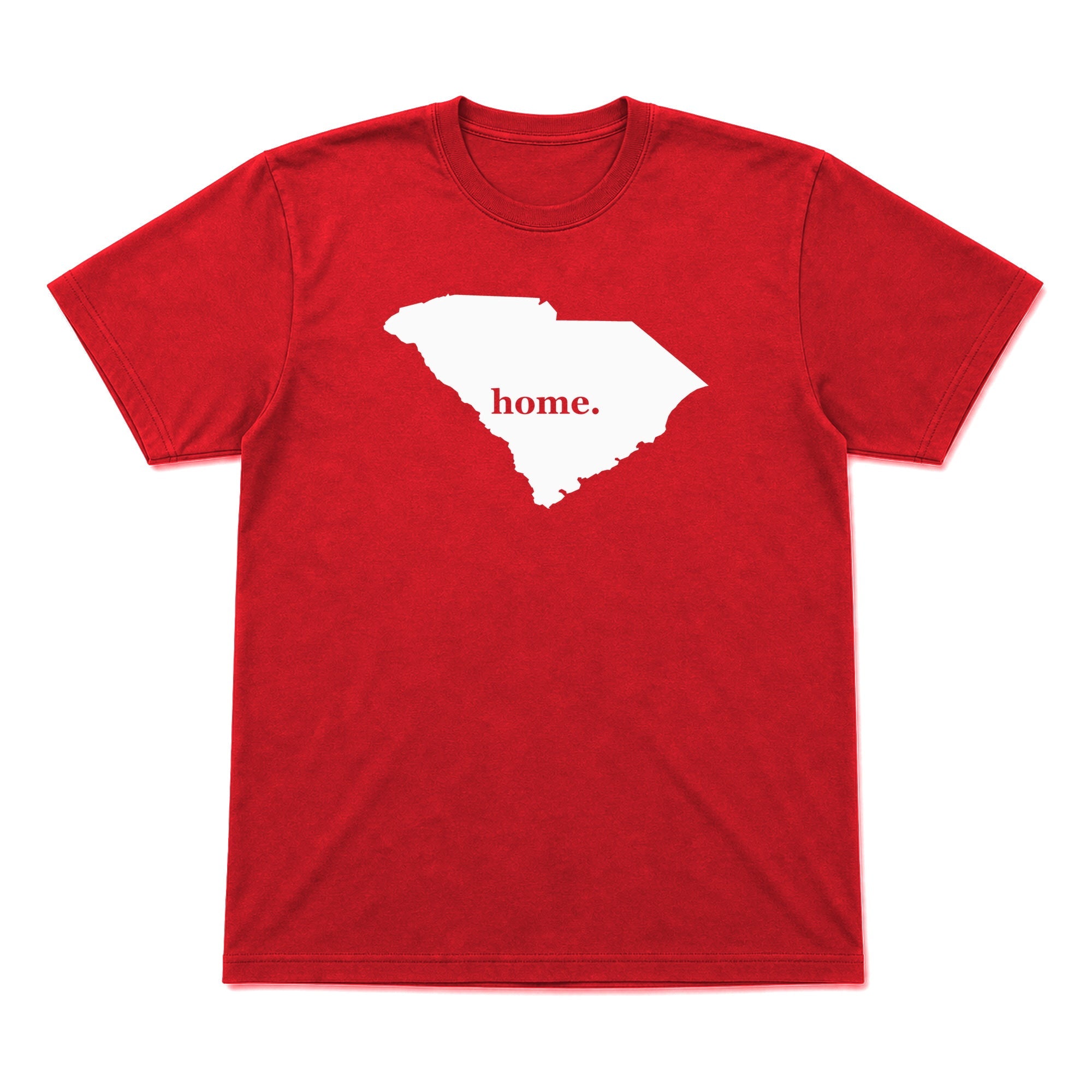 South Carolina home graphic T-shirt in red