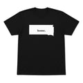 South Dakota home graphic T-shirt in black