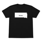 South Dakota home graphic T-shirt in black