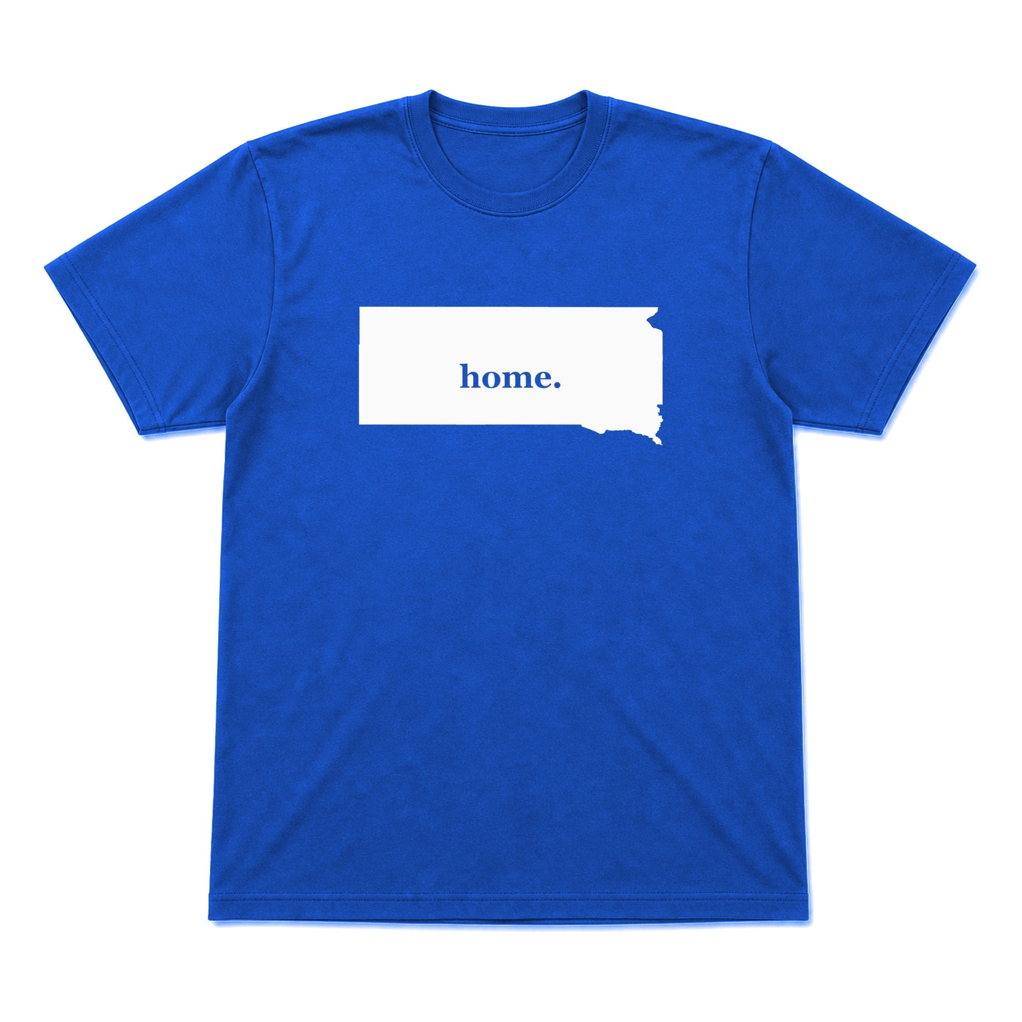 South Dakota home graphic T-shirt in royal blue