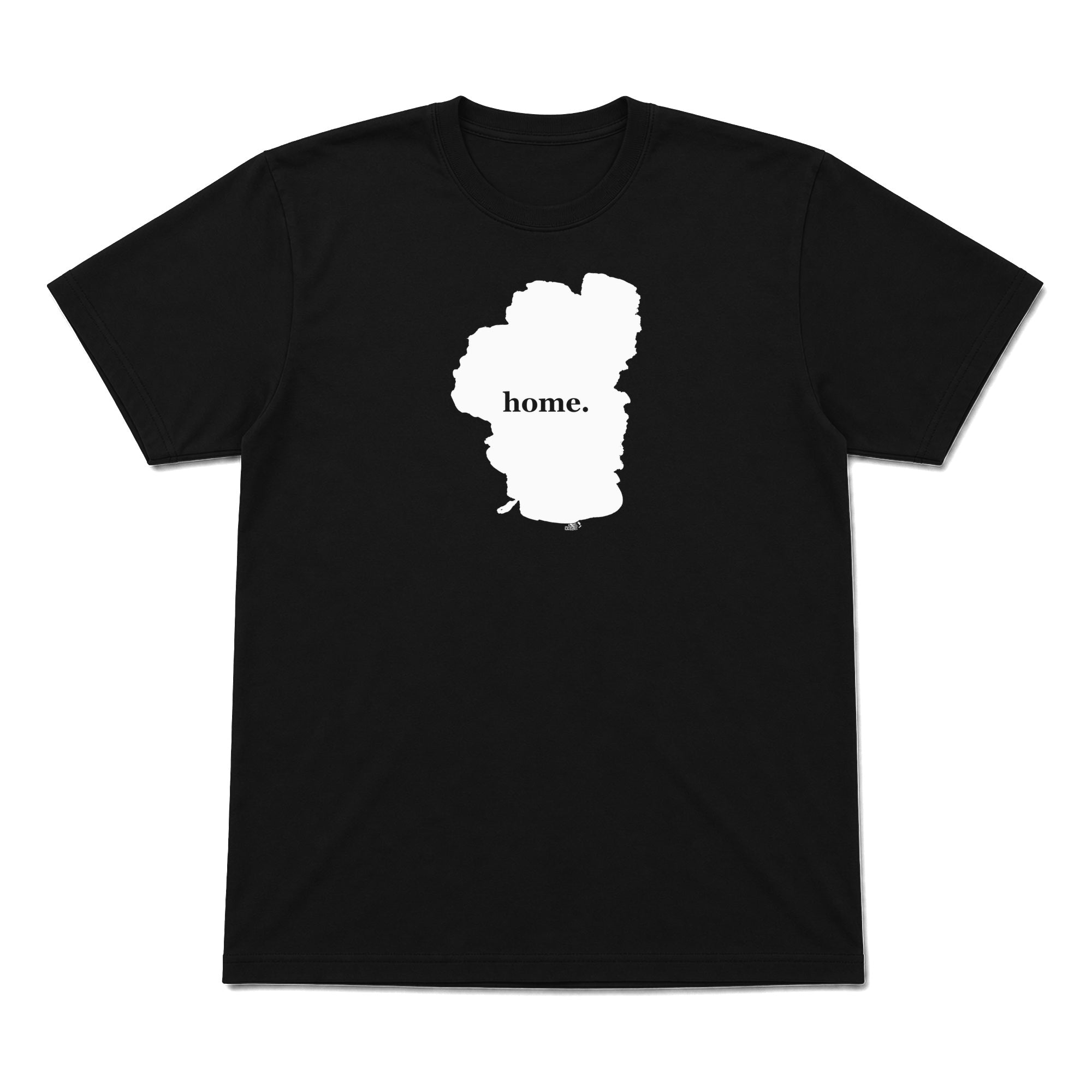 Tahoe home graphic T-shirt in black