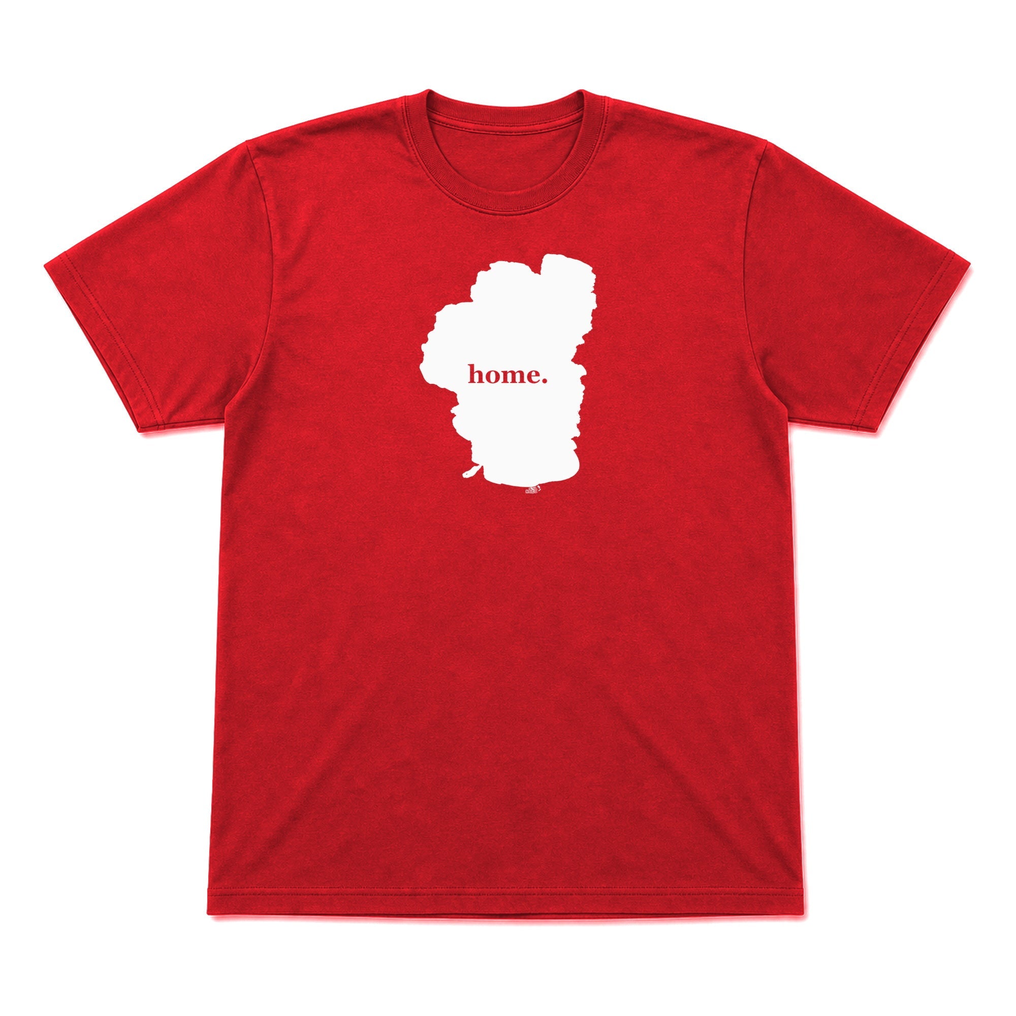 Tahoe home graphic T-shirt in red