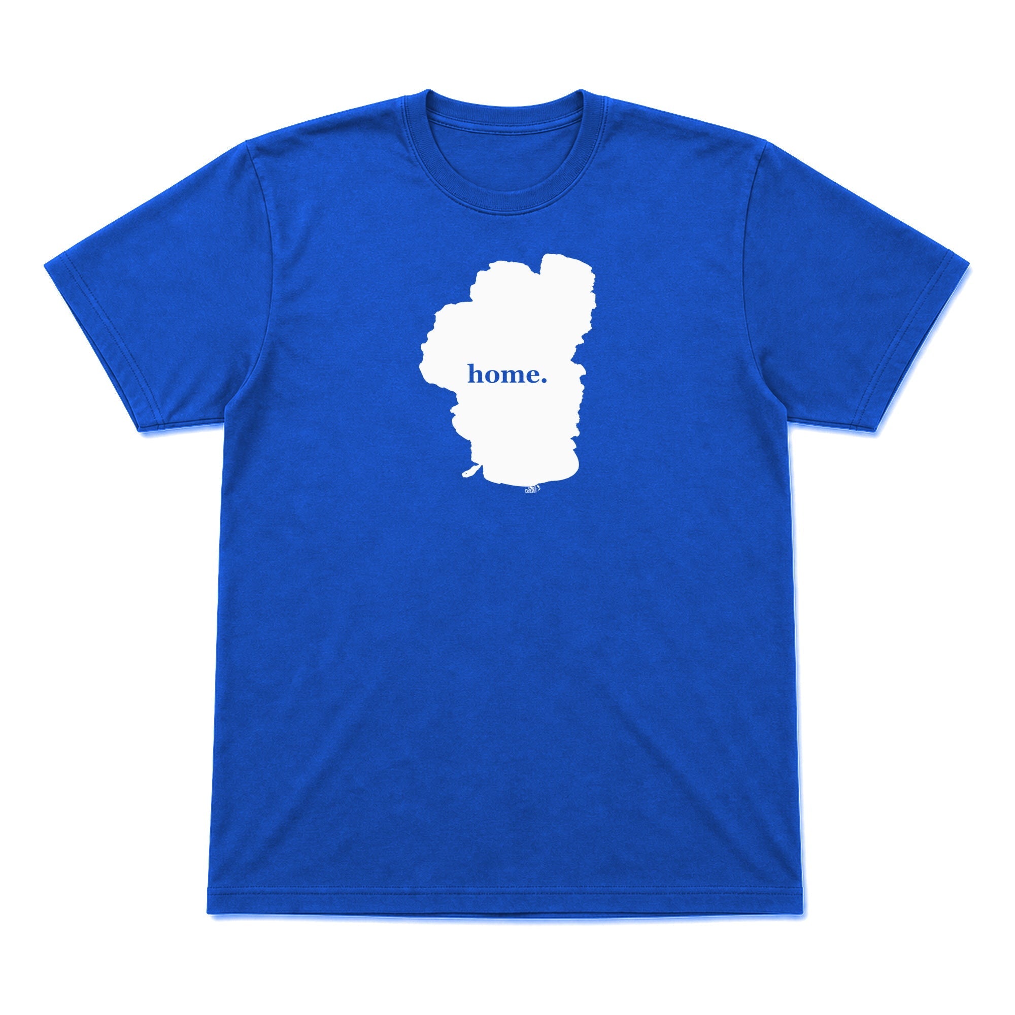 Tahoe home graphic T-shirt in royal blue