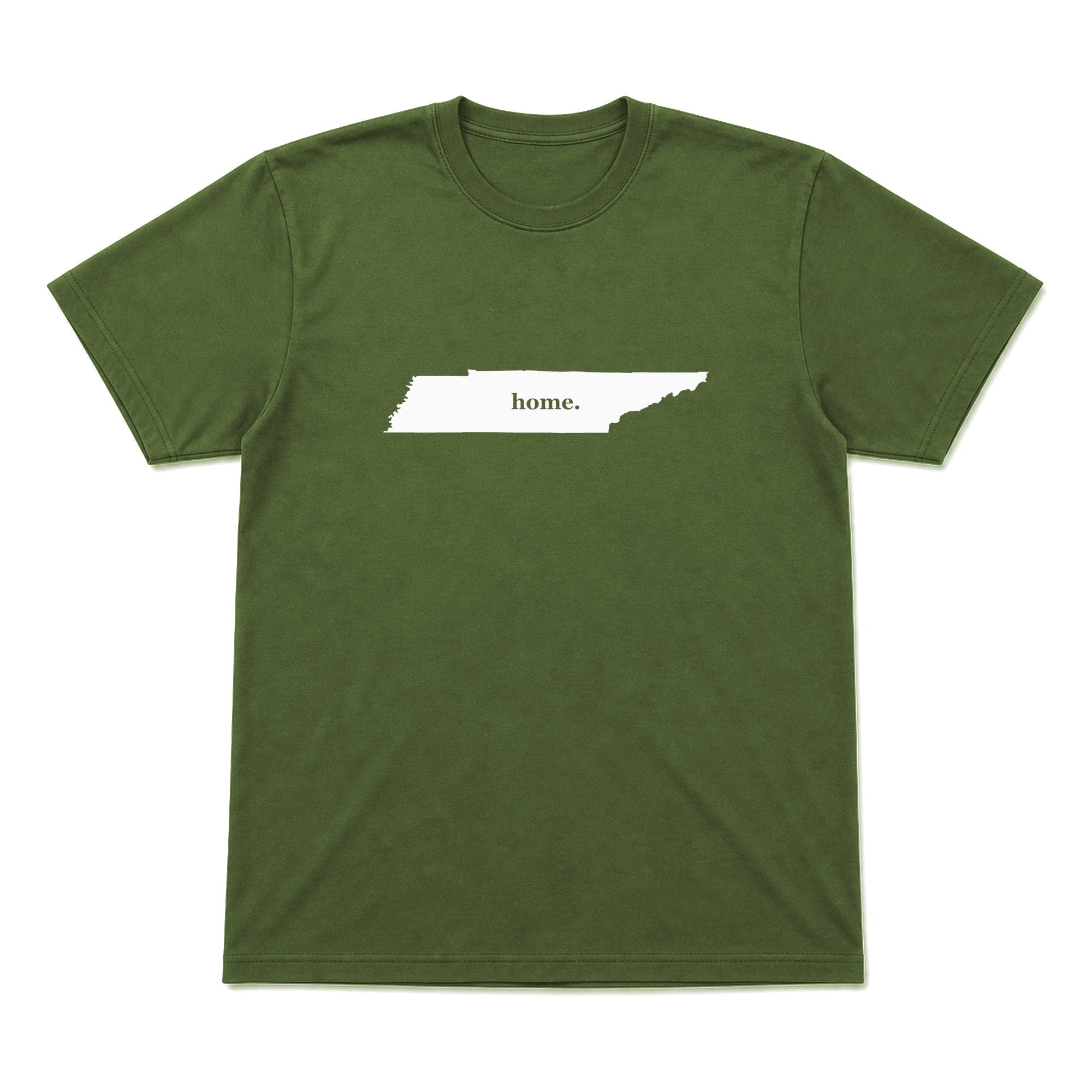 Tennessee home graphic T-shirt in olive green