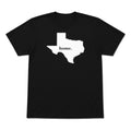 Texas home graphic T-shirt in black