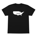 USA home graphic T-shirt in black