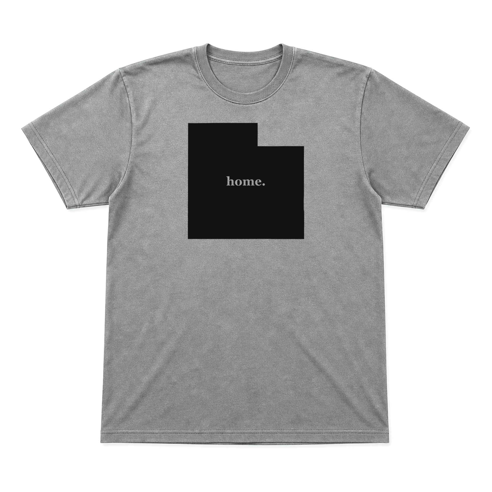 Utah home graphic T-shirt in heather gray