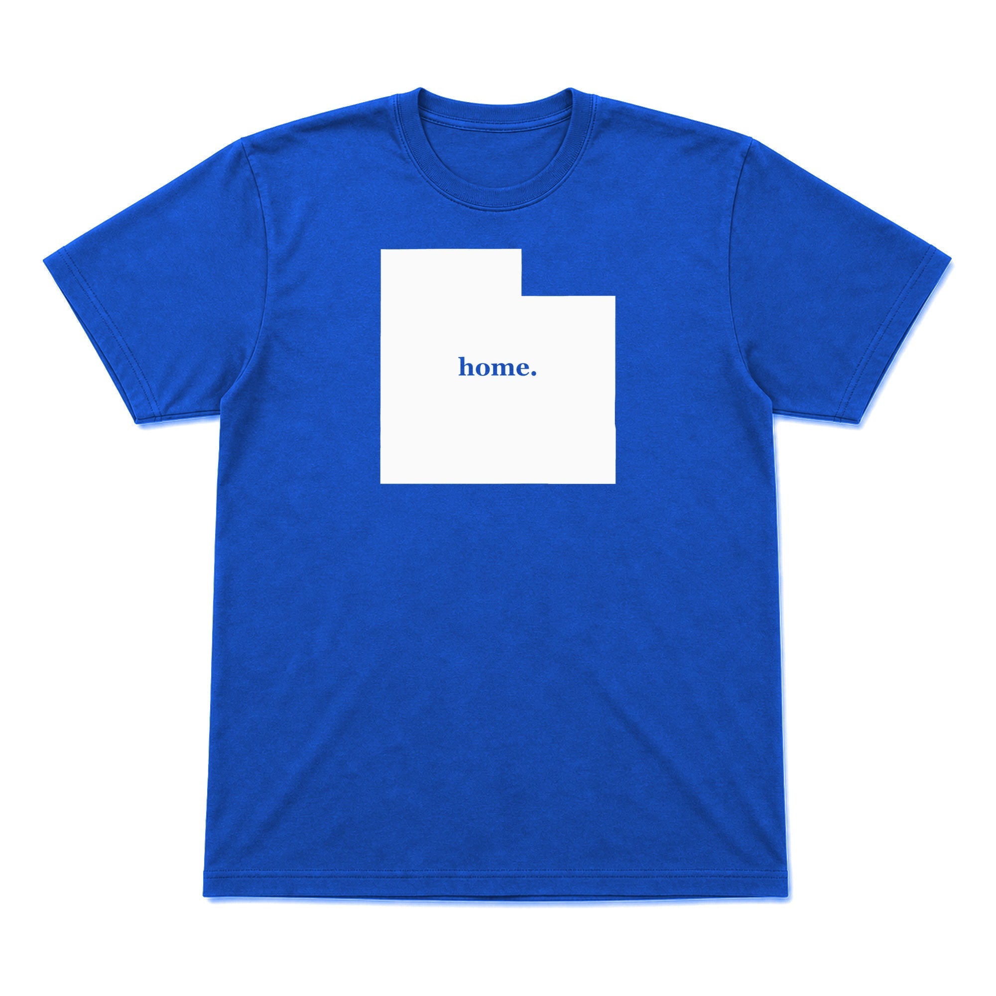 Utah home graphic T-shirt in royal blue