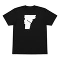 Vermont home graphic T-shirt in black