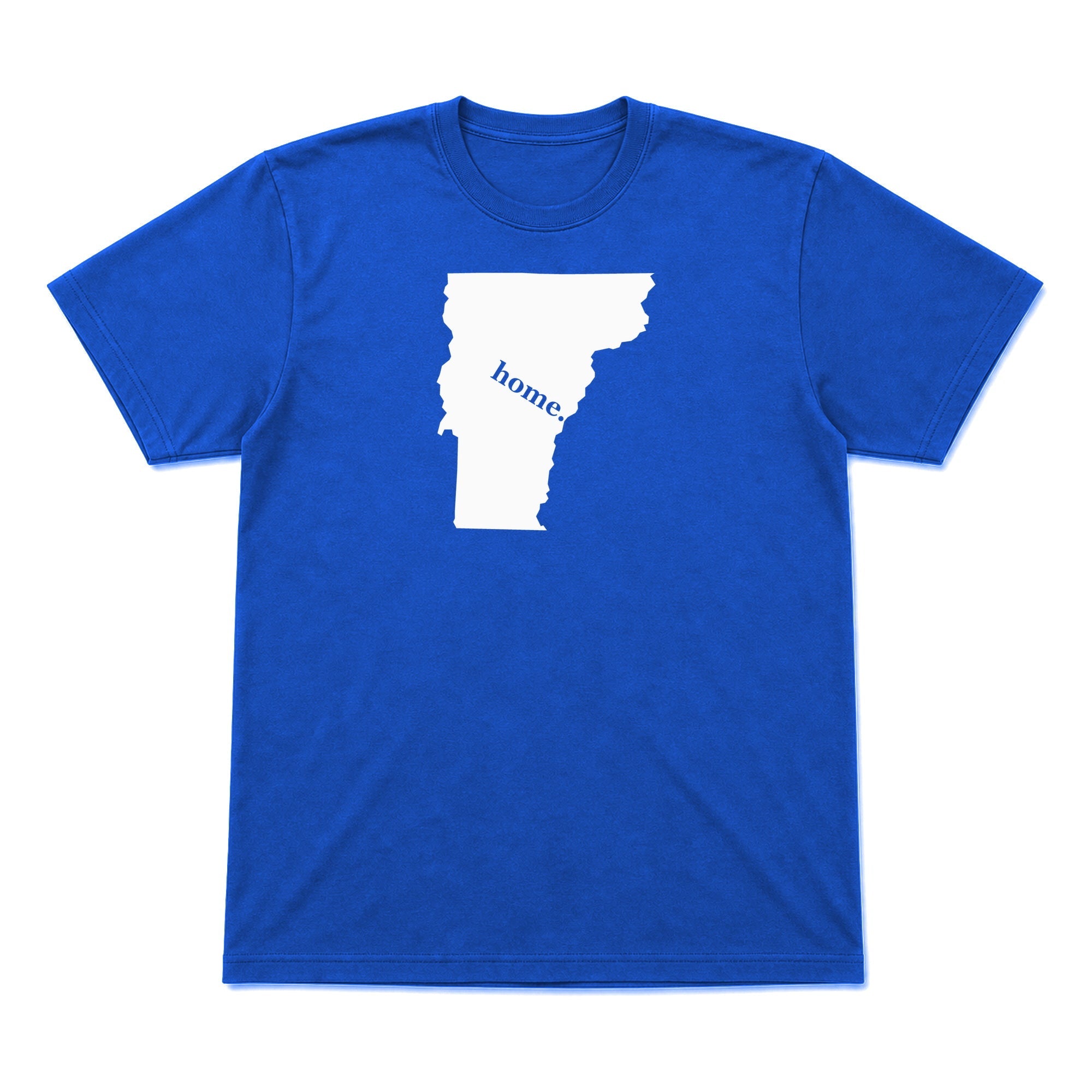 Vermont home graphic T-shirt in royal blue