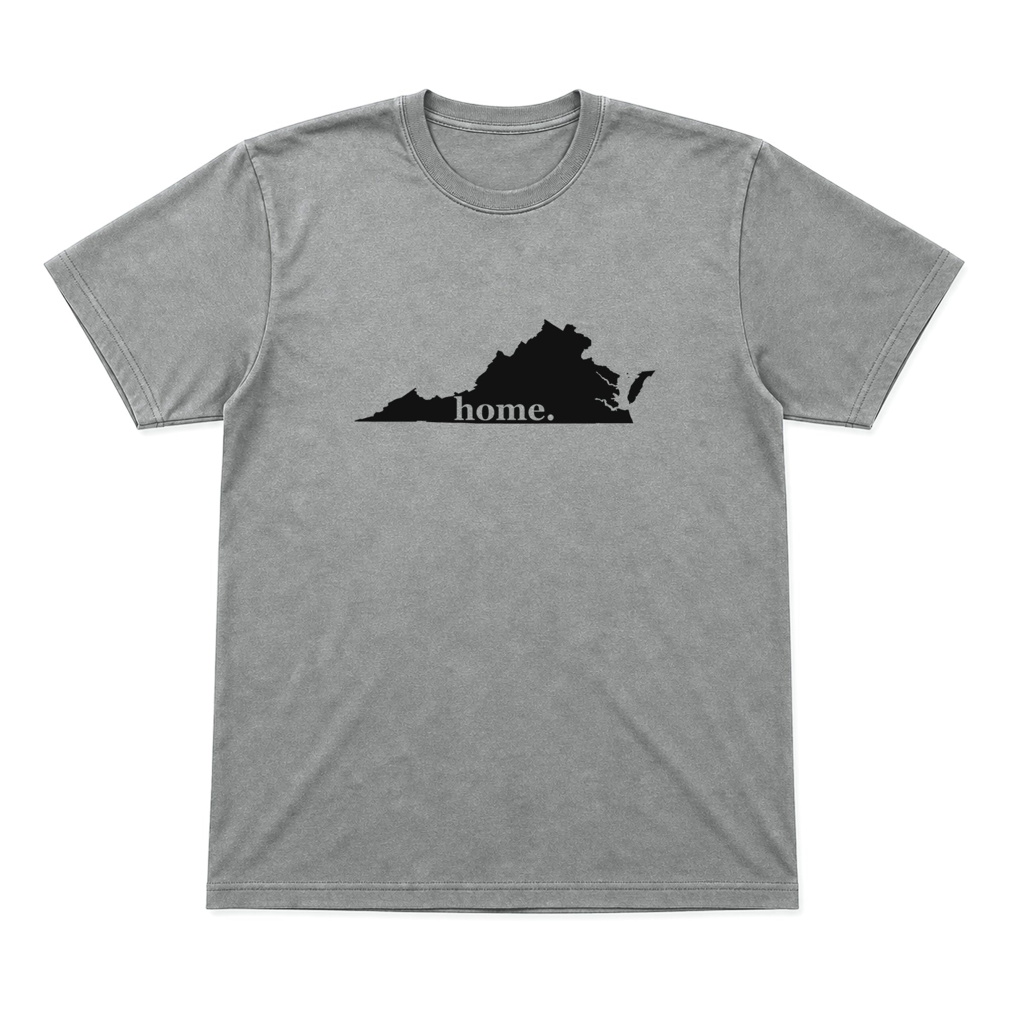 Virginia home graphic T-shirt in heather gray