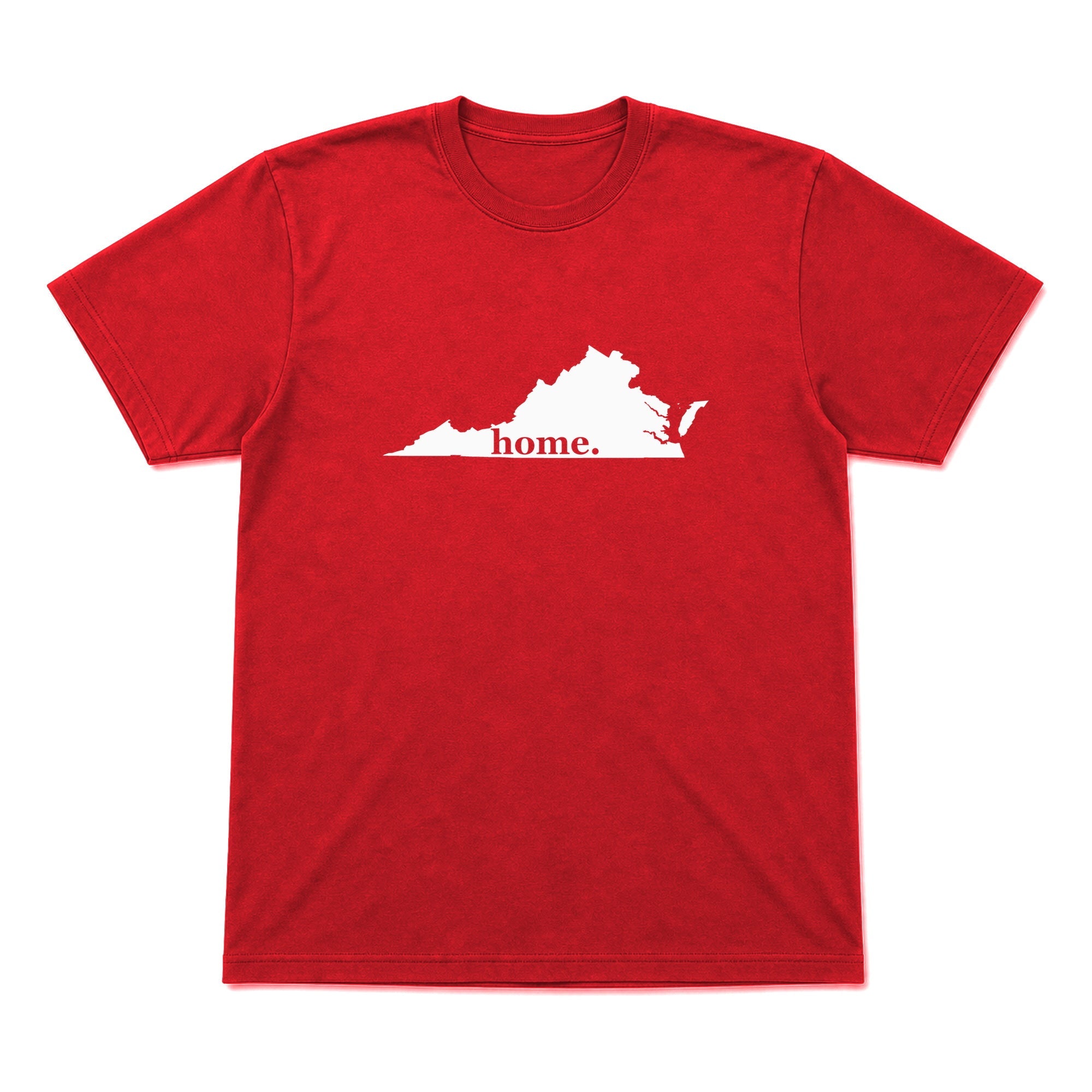 Virginia home graphic T-shirt in red