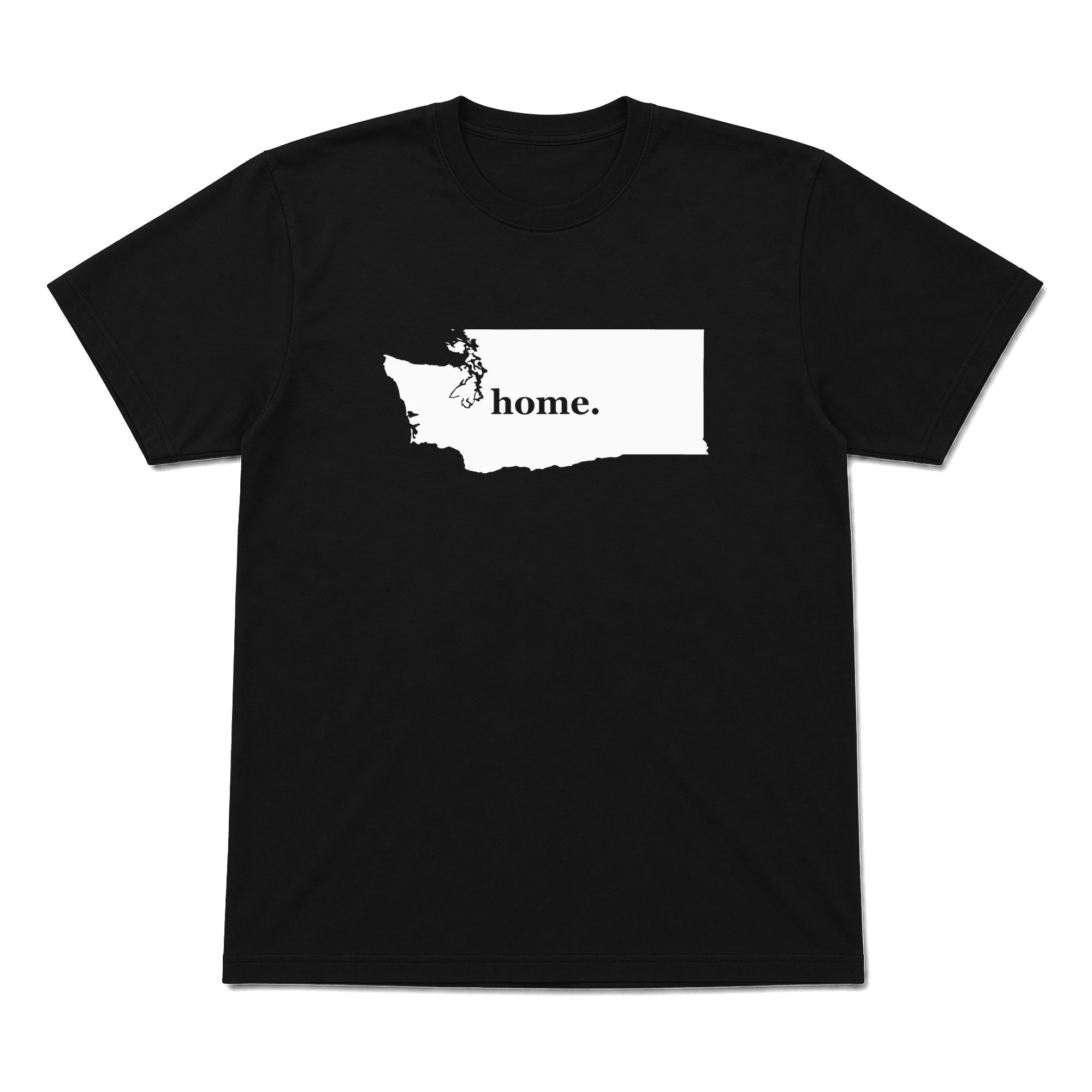 Washington home graphic T-shirt in black