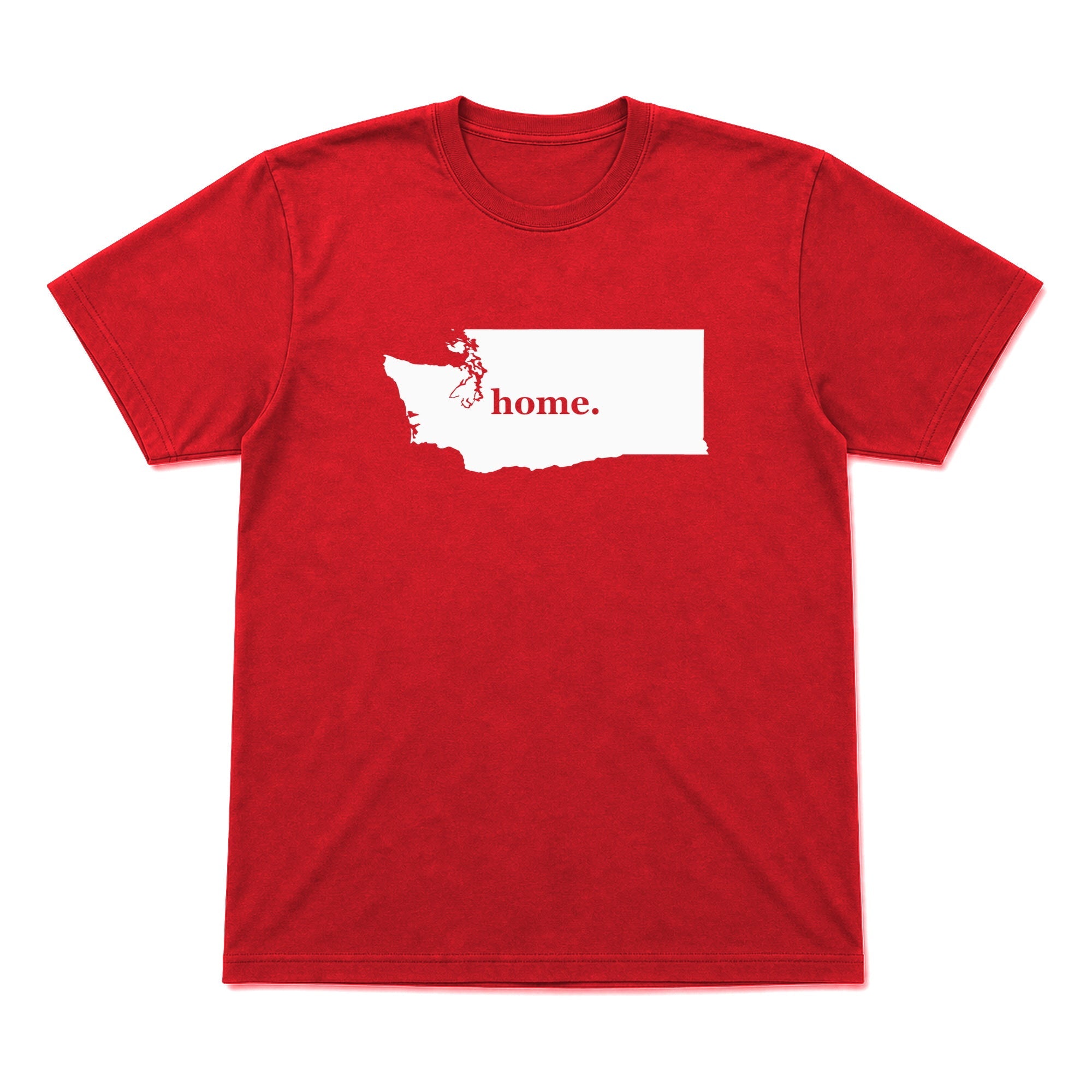 Washington home graphic T-shirt in red