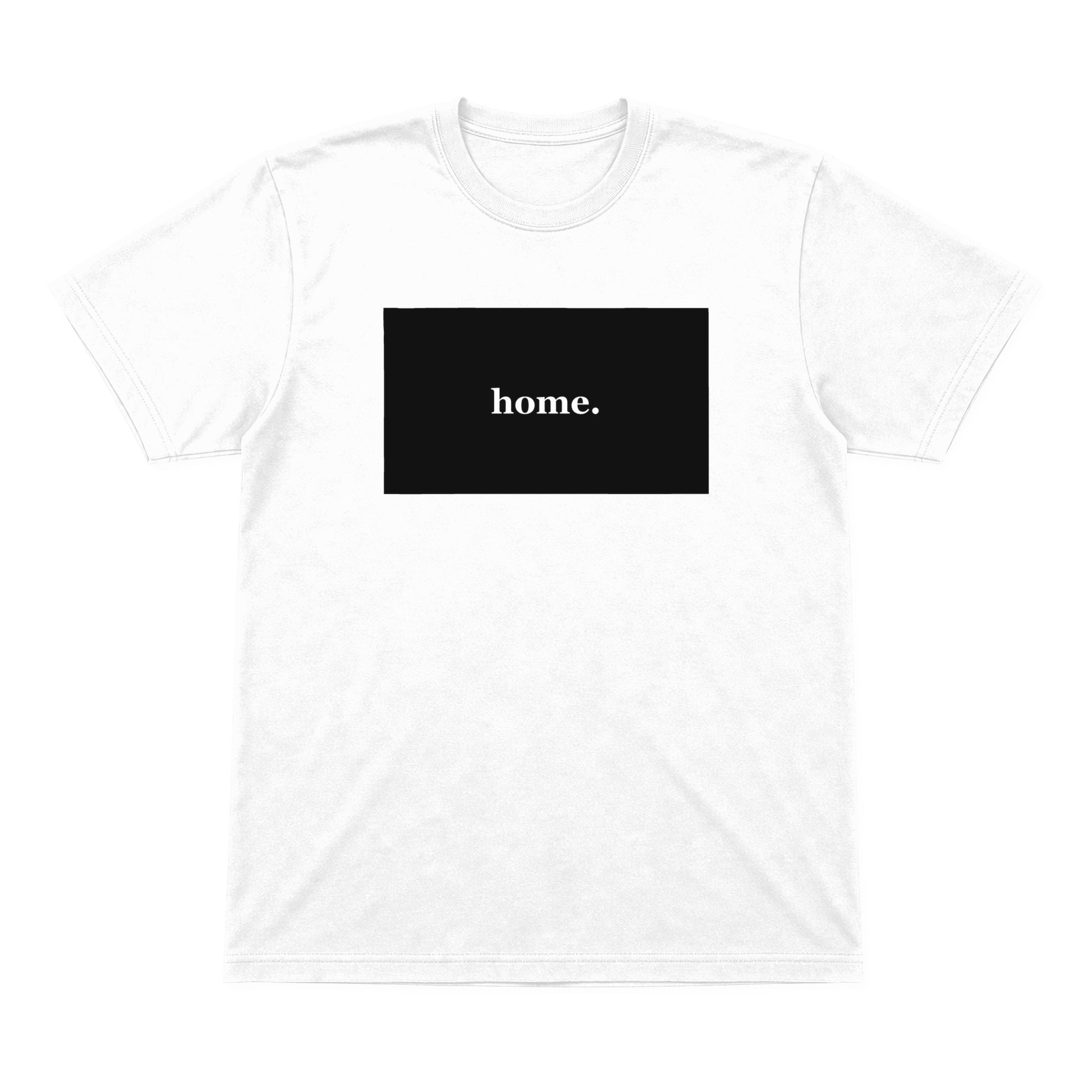 Wyoming home graphic T-shirt in white