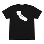 California home graphic T-shirt in black