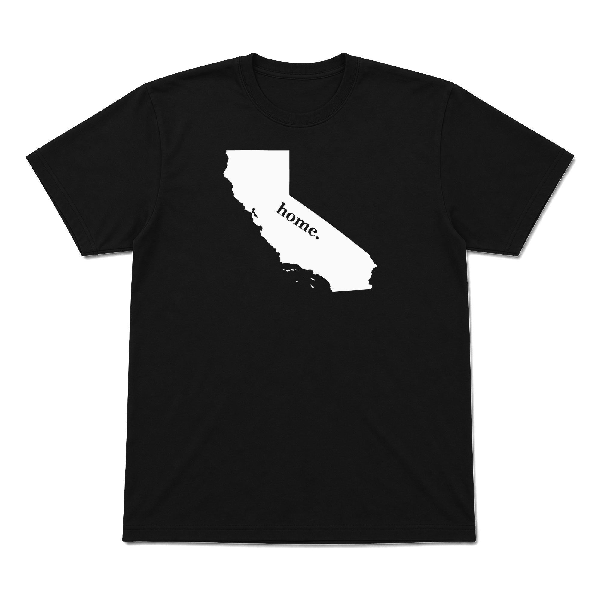 California home graphic T-shirt in black