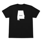 Alabama home graphic T-shirt in black
