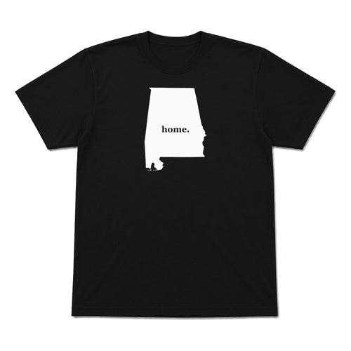 Alabama home graphic T-shirt in black