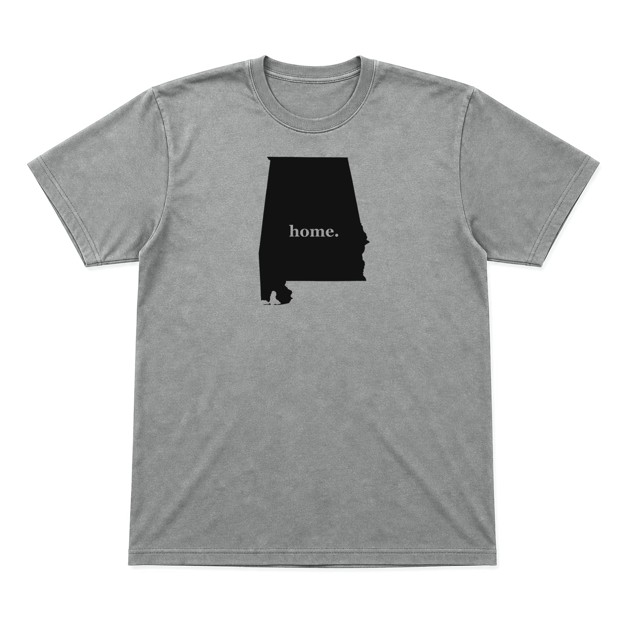Alabama home graphic T-shirt in heather gray