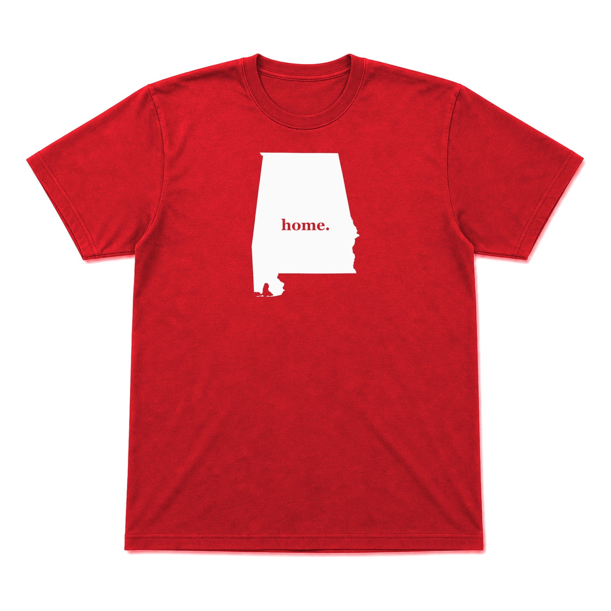 Alabama home graphic T-shirt in red